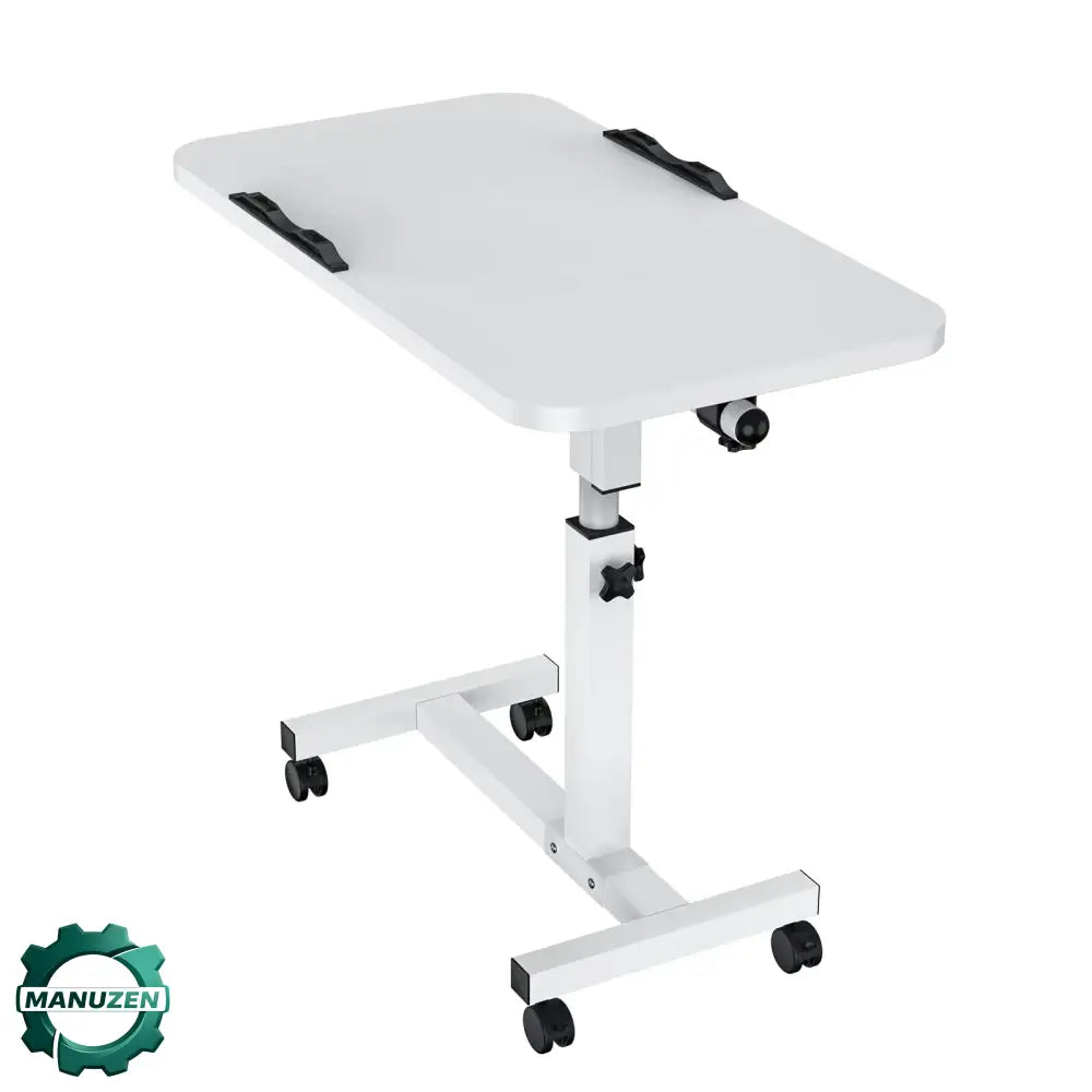 Table pour ordinateur portable à roulettes – inclinable - Blanc / France - table ordinateur portable roulettes