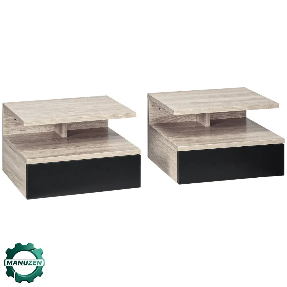 Tables de chevet murales avec tiroir – lot de 2 - France - Table de chevet murale