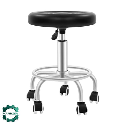 Tabouret de travail roulant à hauteur réglable – 150 kg – variante Noir
