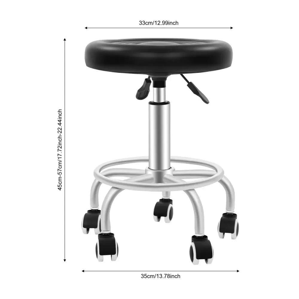 Tabouret de travail roulant à hauteur réglable – 150 kg – photo produit 6