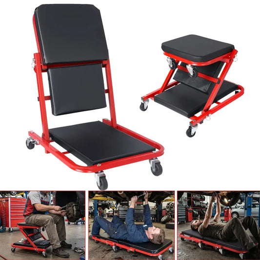 Tabouret Réparation Roulant Pour Entretien Automobile Rotation 360