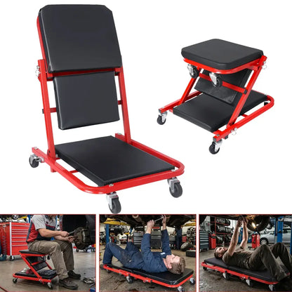 Tabouret réparation roulant pour entretien automobile rotation 360