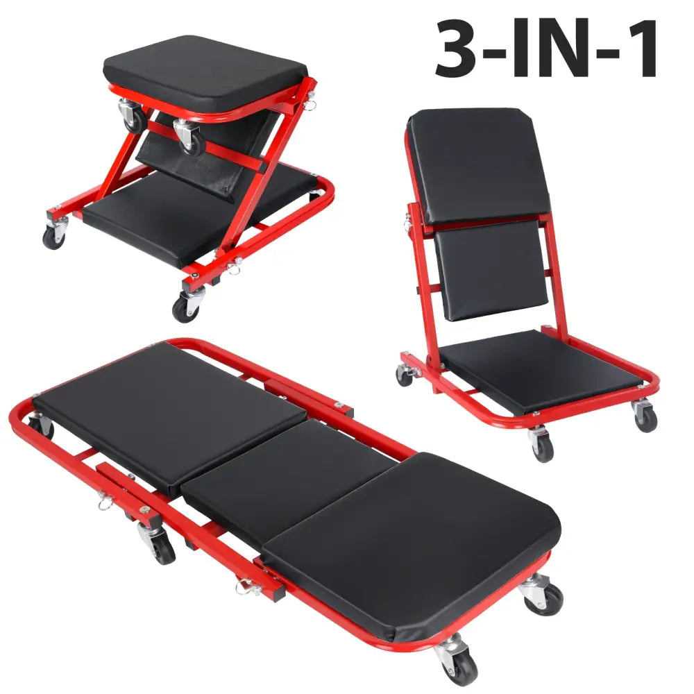 Tabouret réparation roulant pour entretien automobile rotation 360