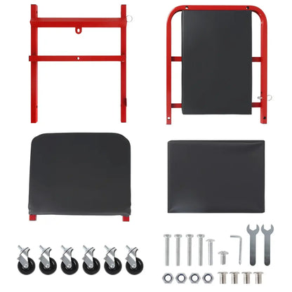 Tabouret réparation roulant pour entretien automobile rotation 360