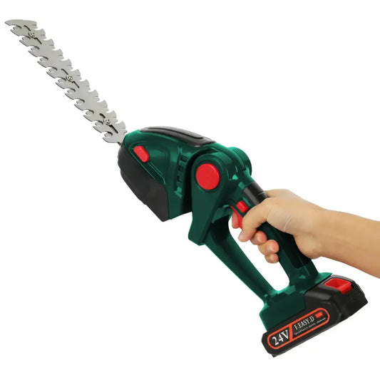 Taille-haie sans fil 2-en-1 avec 2 batteries
