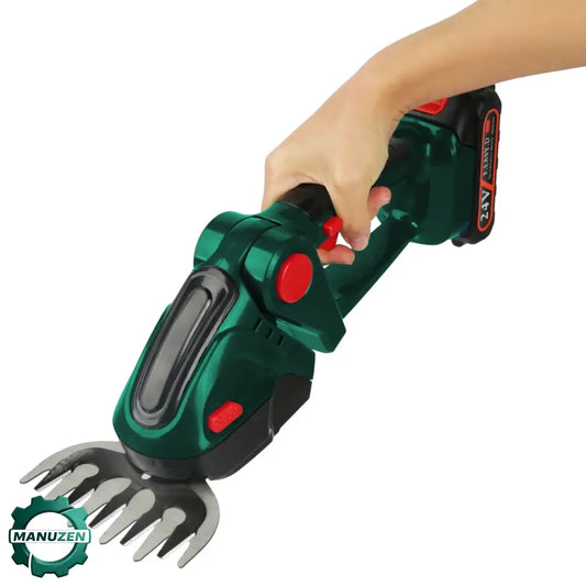 Taille-haie sans fil 2-en-1 avec 2 batteries