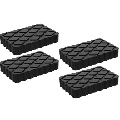 Tampons caoutchouc pour cric – lot de 4 120 × 80 mm - Lot de 4 tampons / Pologne - tampon caoutchouc cric 120 80