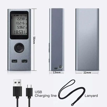 Télémètre laser portable mini intelligent rechargeable USB 30M