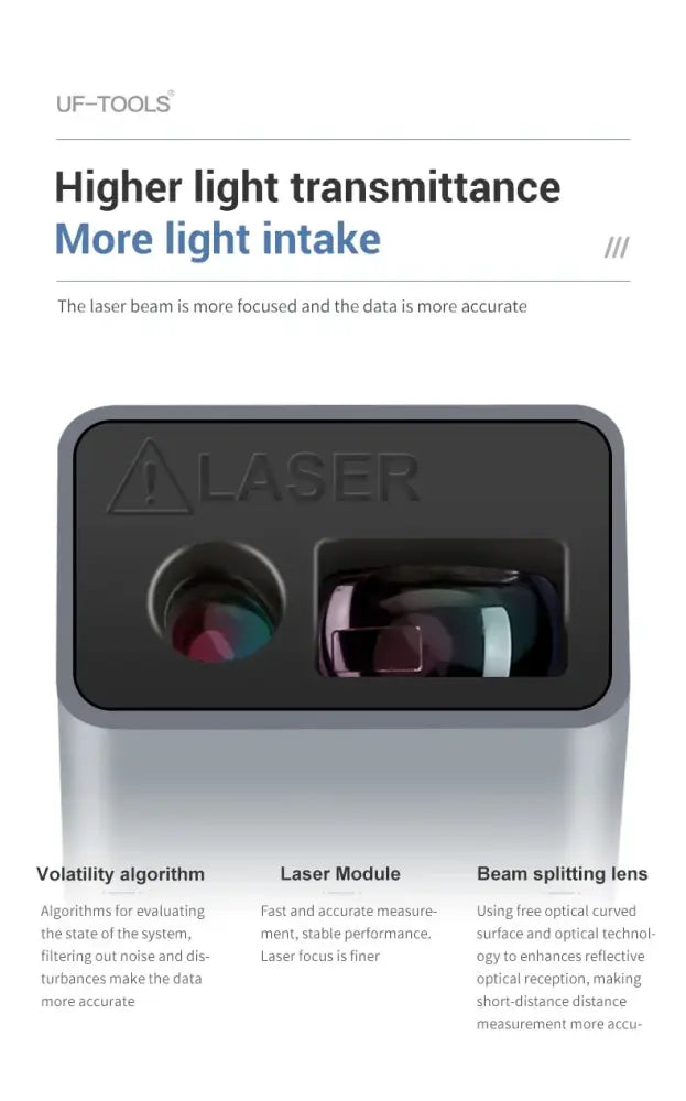 Télémètre laser portable mini intelligent rechargeable USB 30M
