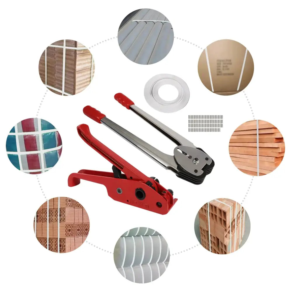 Tendeur de sangle emballage 2 à 16 mm kit cerclage et fixation