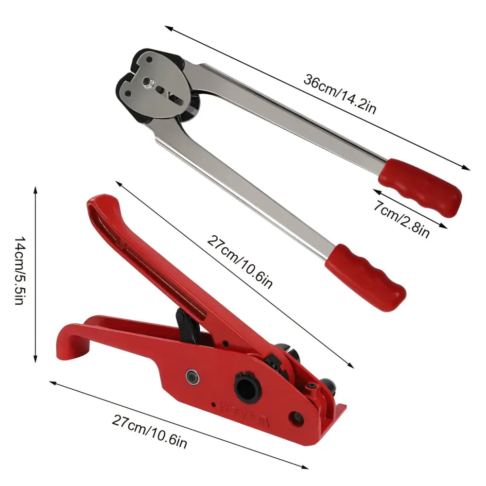 Tendeur de sangle emballage 2 à 16 mm kit cerclage et fixation Rouge France