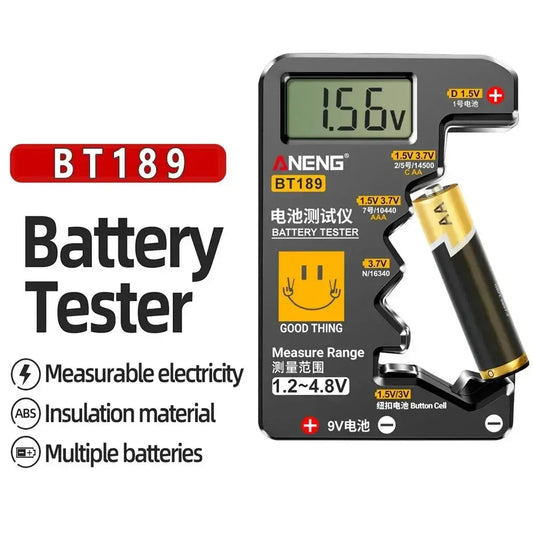 Testeur de piles universel avec écran LCD – détail produit 2