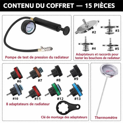Coffret de test de pression – texte en français