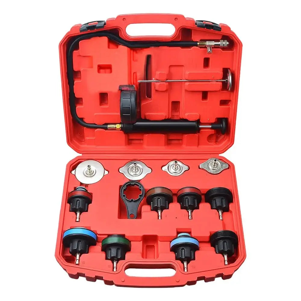 Testeur de pression radiateur – kit manuel 15 pièces - Kit 15 pièces / Depuis l’Allemagne - testeur de pression circuit