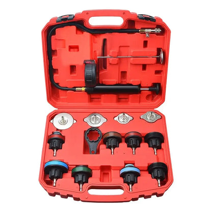 Testeur de pression radiateur – kit manuel 15 pièces - Kit 15 pièces / Depuis l’Allemagne - testeur de pression circuit