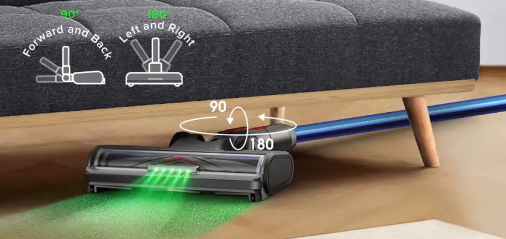 Tête D'Aspirateur Dyson Pour V7 V8 V10 V11 V15 Avec Phare LED Vert
