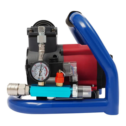 Tête de compresseur d’air portable 2800 tr/min - Bleu, rouge et noir / France - Compresseurs d’air