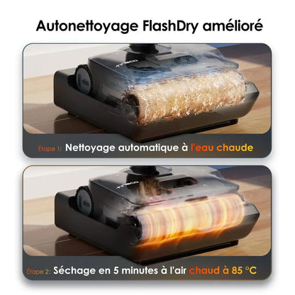 Tineco Floor One I6 — Aspirateur laveur sans fil 40 min