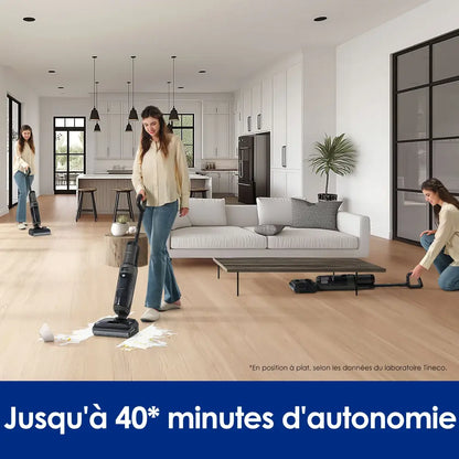 Tineco Floor One I6 — Aspirateur laveur sans fil 40 min