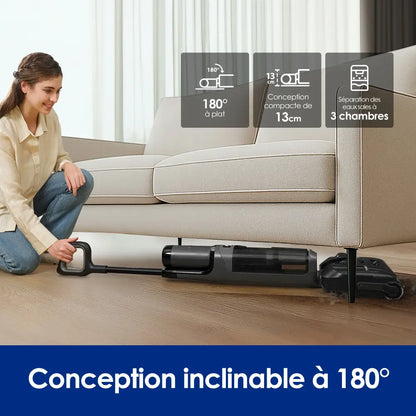 Tineco Floor One I6 — Aspirateur laveur sans fil 40 min