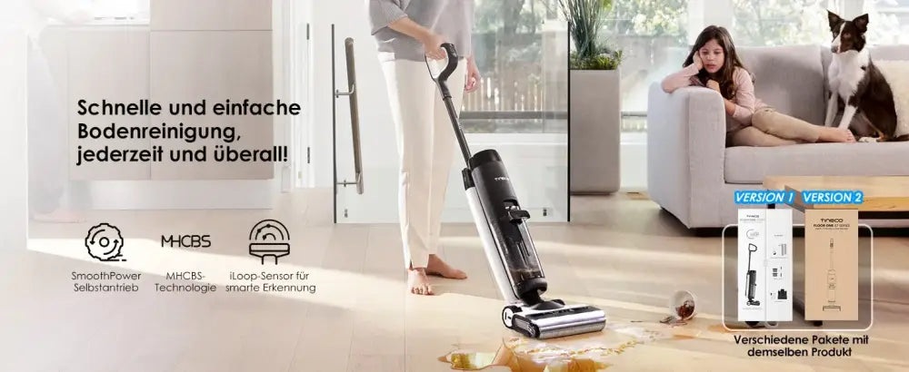 Tineco Floor One S7 Pro Nettoyeur Sans Fil Humide Et Sec Avec Écran