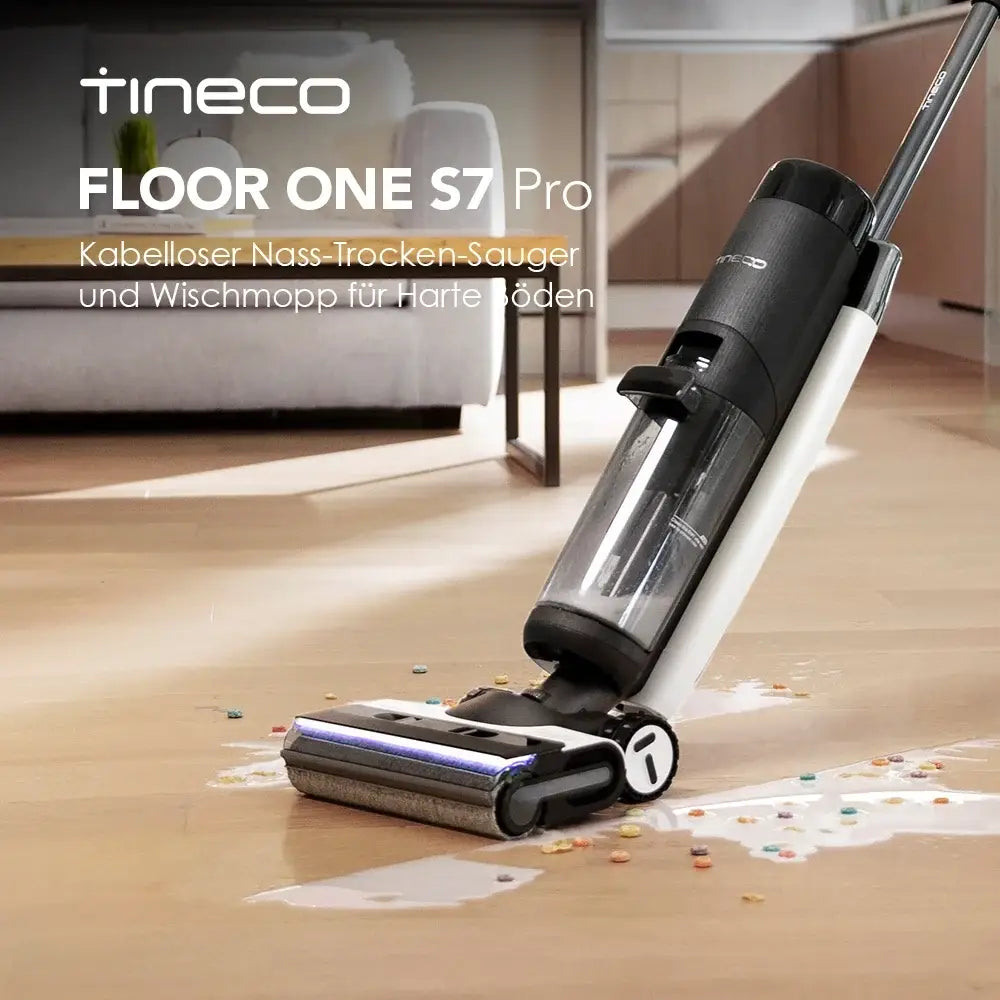Tineco Floor One S7 Pro Nettoyeur Sans Fil Humide Et Sec Avec Écran France