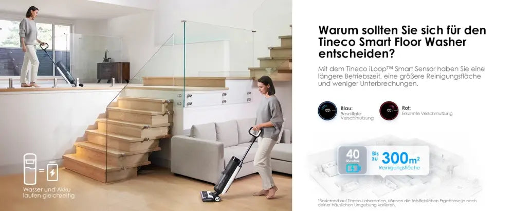 Tineco Floor One S7 Pro Nettoyeur Sans Fil Humide Et Sec Avec Écran