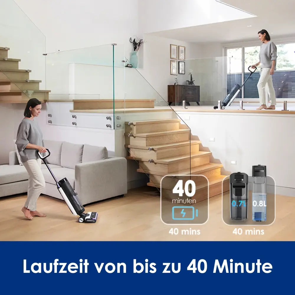 Tineco Floor One S7 Pro Nettoyeur Sans Fil Humide Et Sec Avec Écran