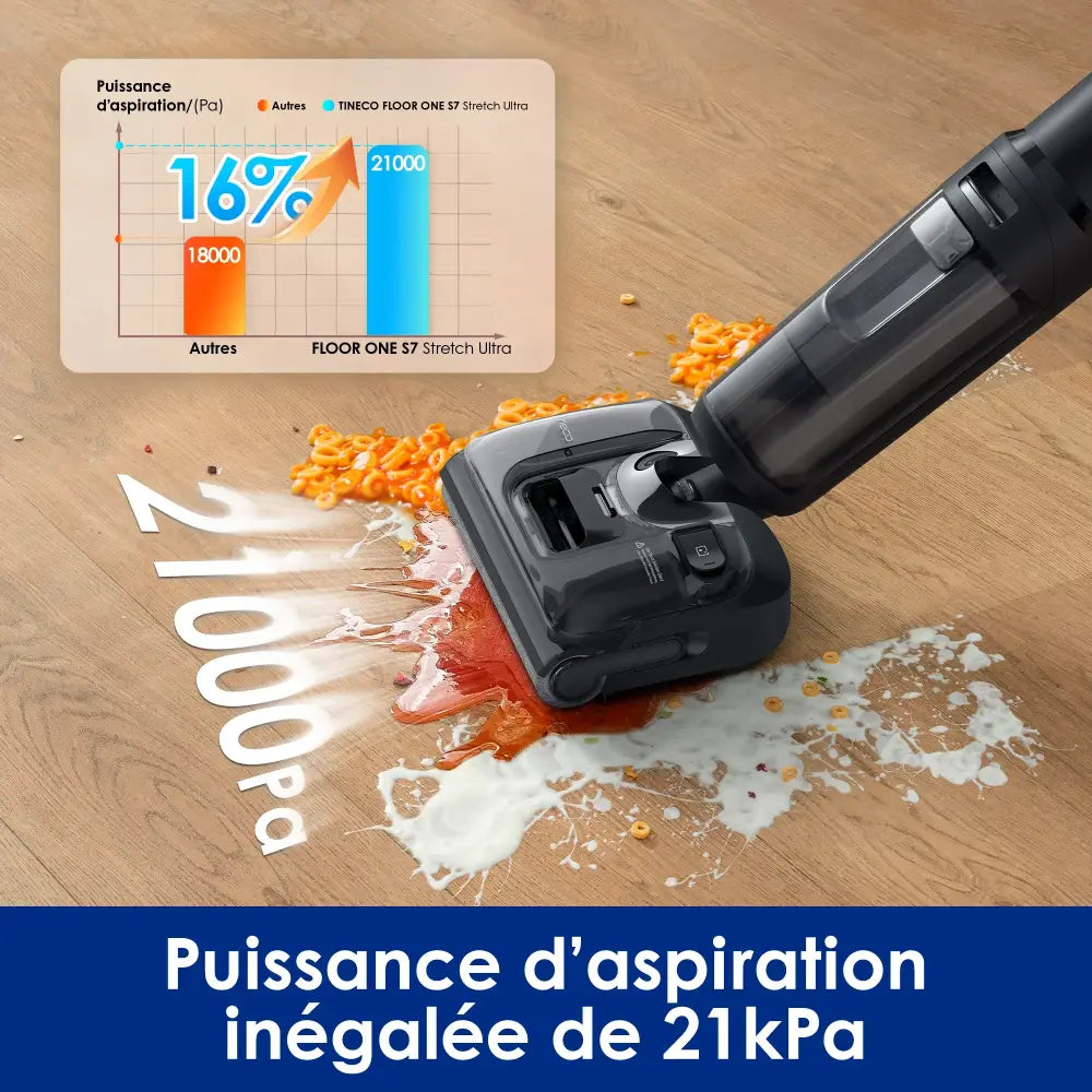 Tineco Floor One S7 Stretch Ultra – aspirateur laveur - Floor One S7 Stretch Ultra - Aspirateurs laveurs