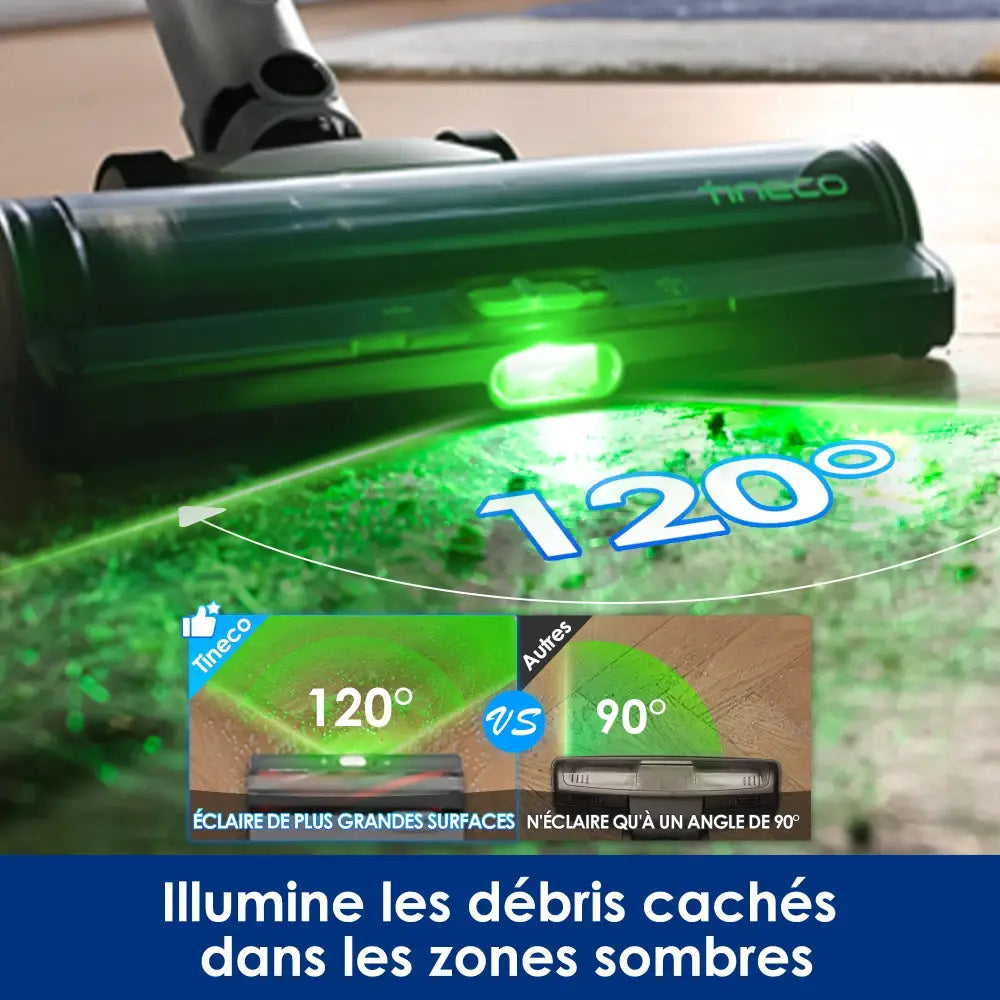 Tineco Pure One A50S — Aspirateur balai sans fil 70 min, 185 W