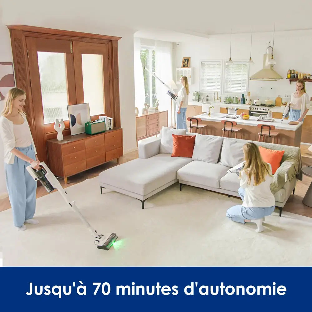 Tineco Pure One A50S — Aspirateur balai sans fil 70 min, 185 W