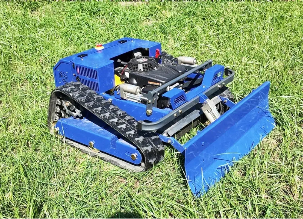 Tondeuse radiocommandée sur chenilles 9 CV – coupe 55 cm - Bleu / Prise européenne / Allemagne - Tondeuse
