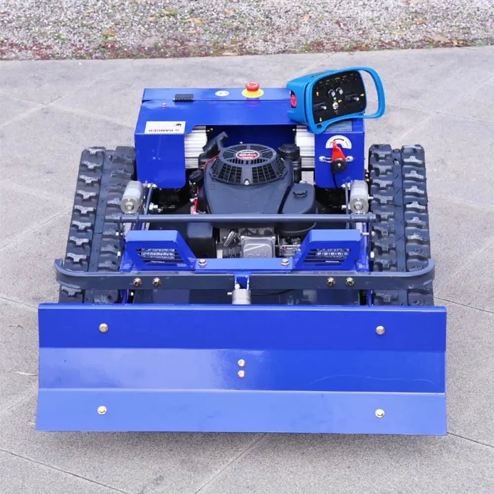 Tondeuse radiocommandée sur chenilles 9 CV – coupe 55 cm - Bleu / Prise européenne / Allemagne - Tondeuse