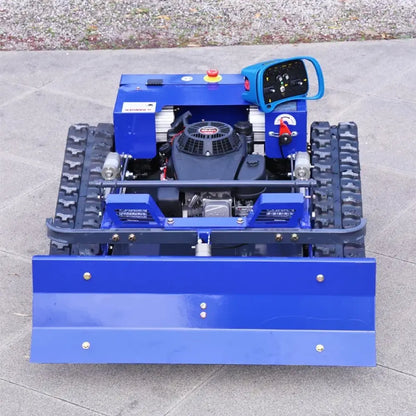 Tondeuse radiocommandée sur chenilles 9 CV – coupe 55 cm - Bleu / Prise européenne / Allemagne - Tondeuse