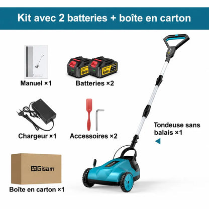 Tondeuse sans fil – texte en français