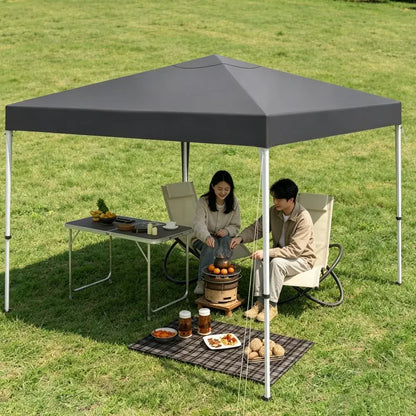 Tonnelle pliante 3 × 3 m imperméable anti-UV – structure aluminium - Tonnelle pliante