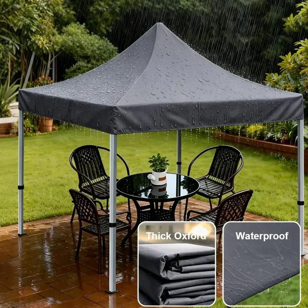 Tonnelle pliante 3 × 3 m imperméable anti-UV – structure aluminium - Tonnelle pliante