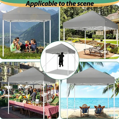 Tonnelle pliante 3 × 3 m imperméable anti-UV – structure aluminium - Tonnelle pliante