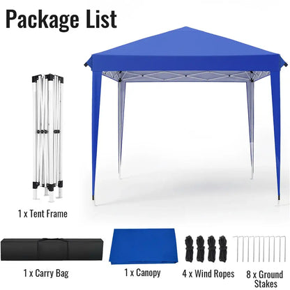 Tonnelle pliante 3X3M jardin ultra imperméable anti UV camping Bleu France