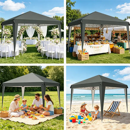 Tonnelle pliante 3X3M jardin ultra imperméable anti UV camping