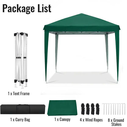 Tonnelle pliante 3X3M jardin ultra imperméable anti UV camping Vert France