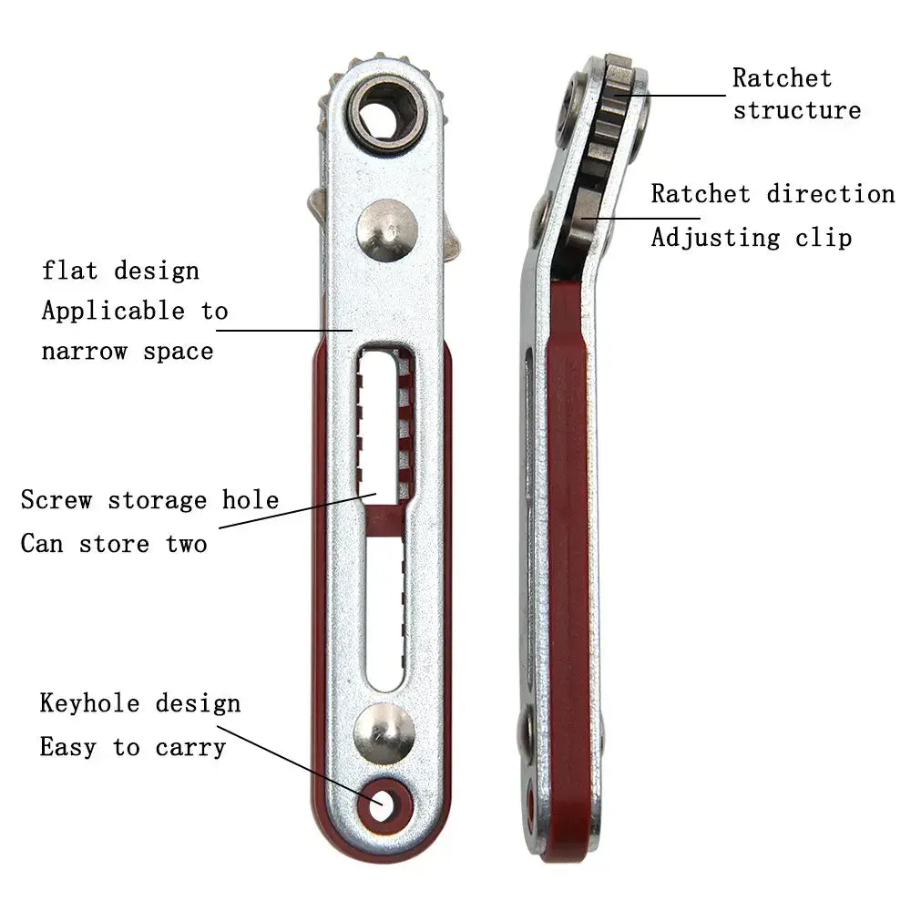 Tournevis à cliquet coudé bidirectionnel 6,35 mm – détail produit 3