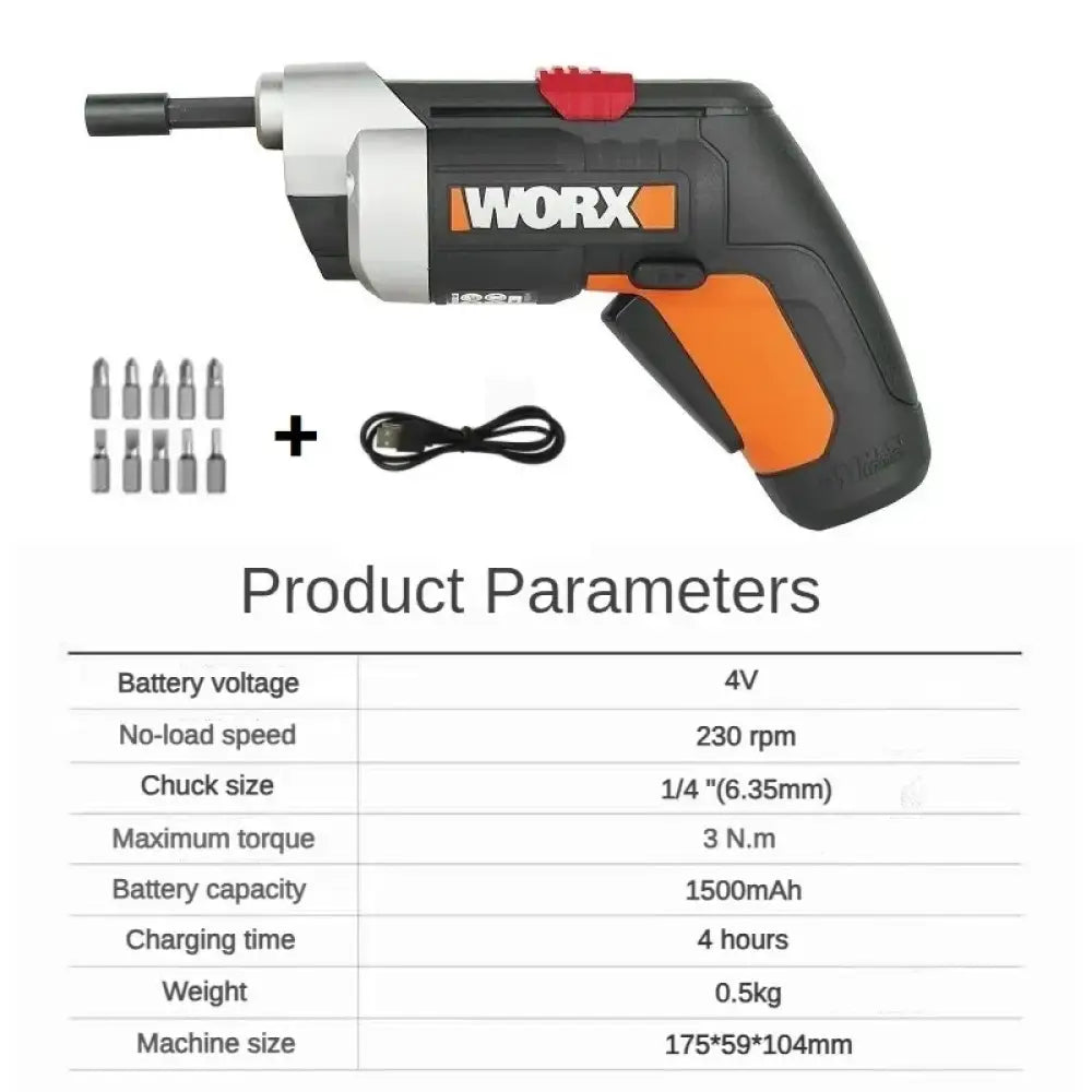 Tournevis électrique rechargeable 4 V – modèle WX252.2 – WX252.2