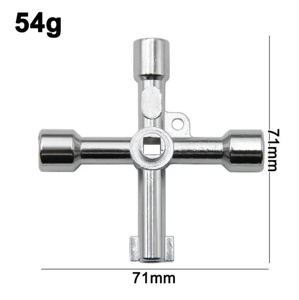 Tournevis porte-embouts 4-en-1 compact en acier allié
