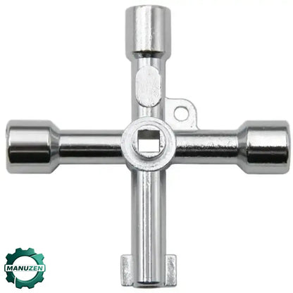 Tournevis porte-embouts 4-en-1 compact en acier allié