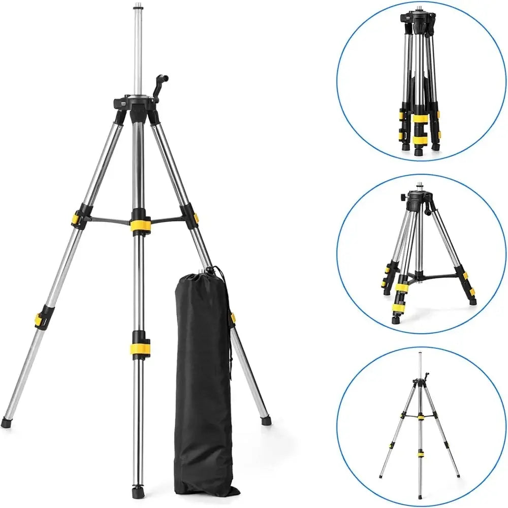 Trépied télescopique pour niveau laser – filetage 5/8 pouce – détail 3