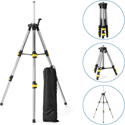 Trépied télescopique pour niveau laser – filetage 5/8 pouce – détail 3