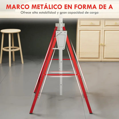 Tréteaux pliants réglables 80–130 cm – lot de 2 en acier - Espagne - tréteaux réglables hauteur 80 130 cm