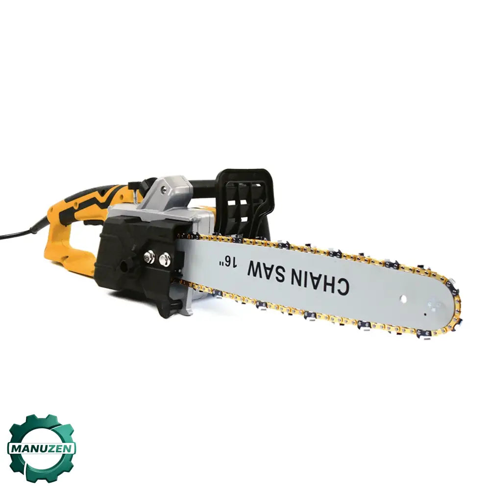 Tronçonneuse électrique filaire 2000 W – guide 40 cm - Jaune / Prise européenne / Espagne - Tronçonneuse électrique