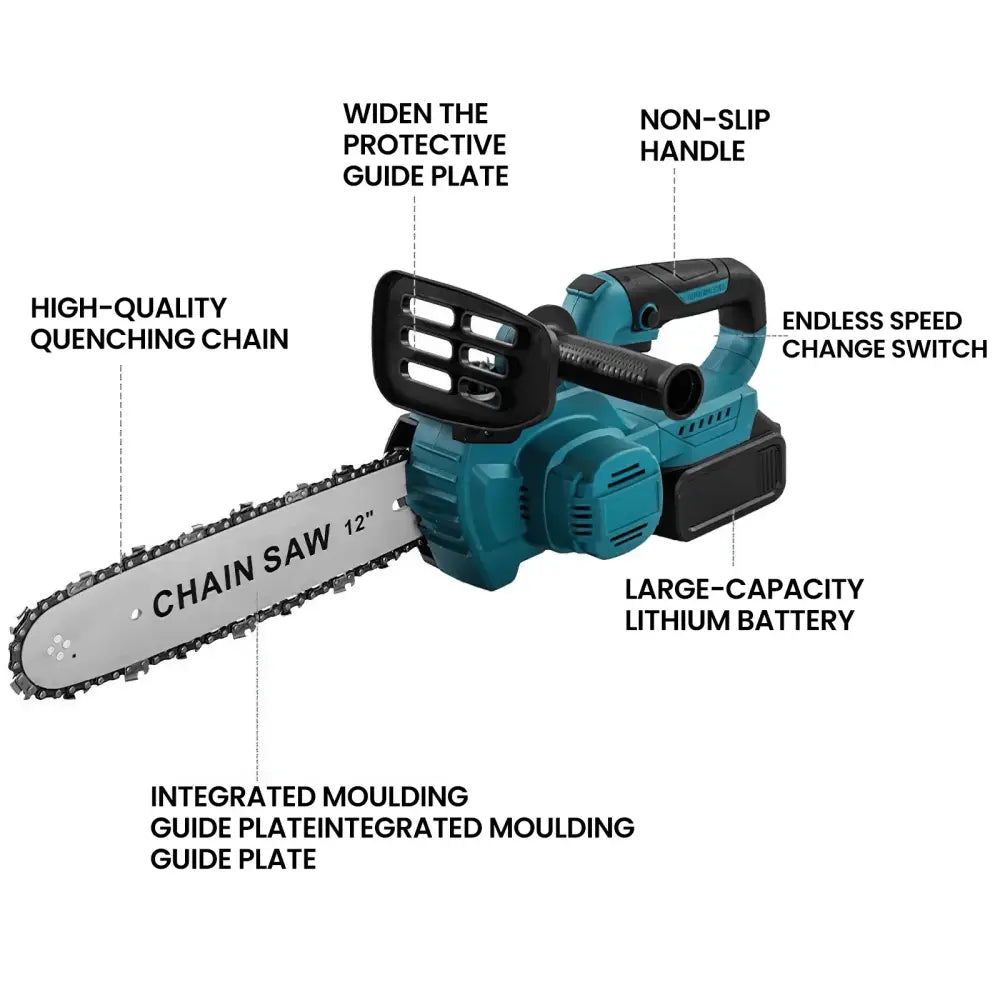 Tronçonneuse sans fil brushless 12 pouces – 1 500 W - tronçonneuse sans fil 12 pouces